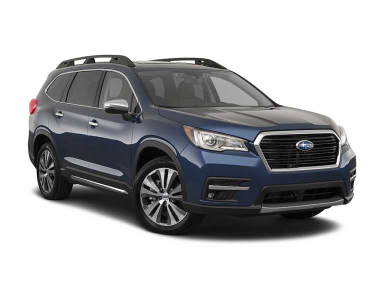 Blue 2021 Subaru Ascent With White Background