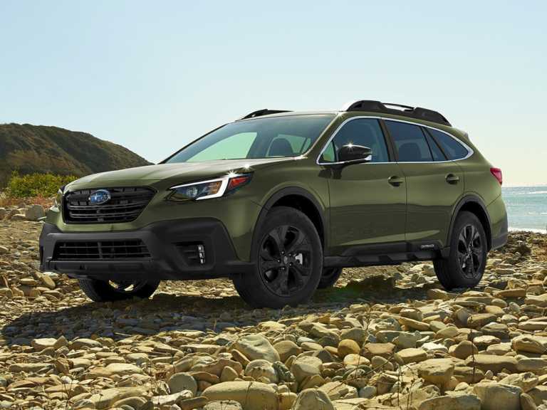 Green 2020 Subaru Outback From Front-Driver Side