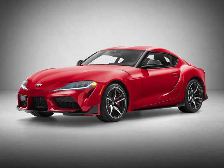 Red 2020 Toyota Supra From Front-Driver Side