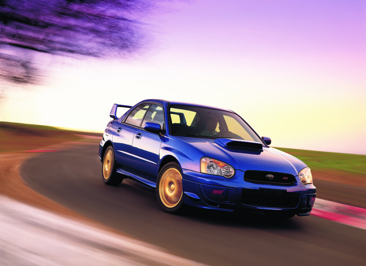 2004 Subaru WRX STI- Photo by Subaru