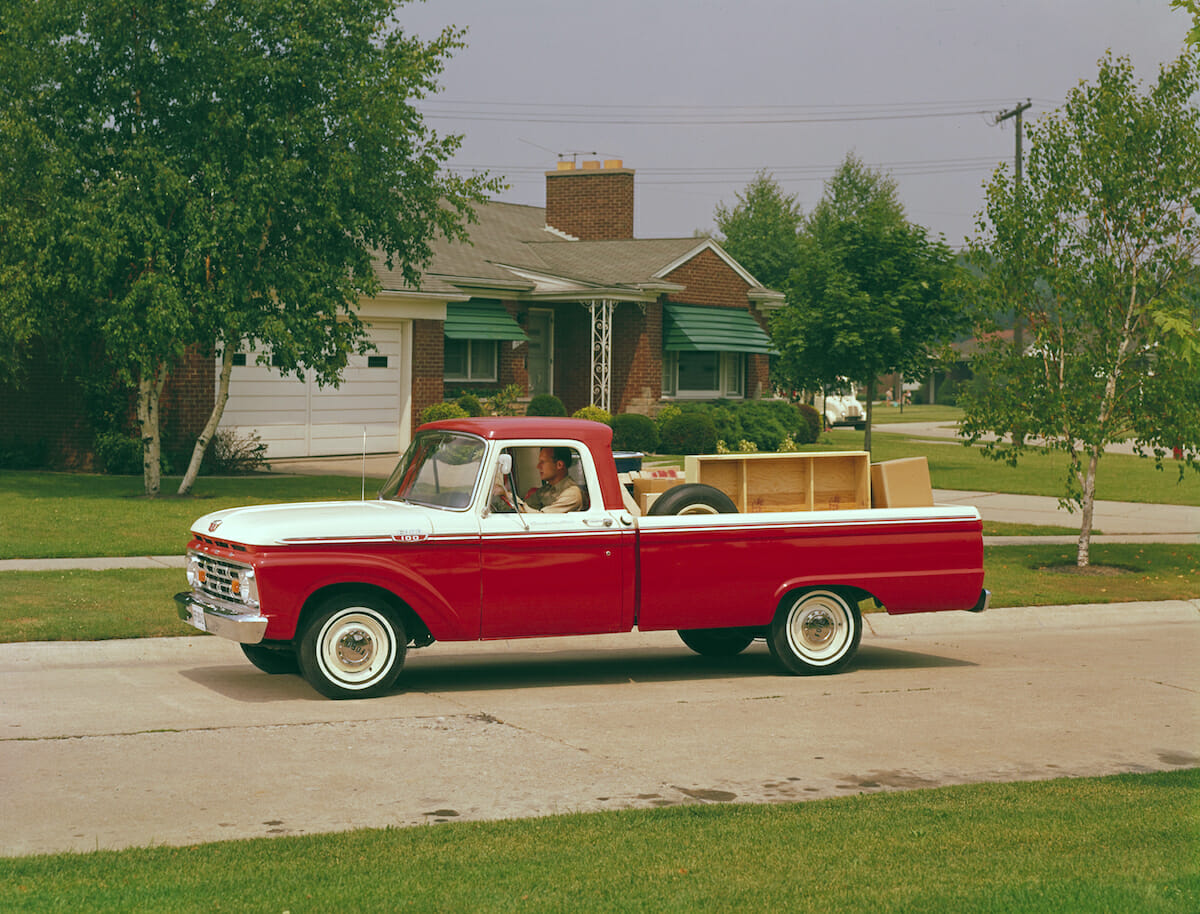 1964 Ford F-100 Pickup Truck - Photo by Ford