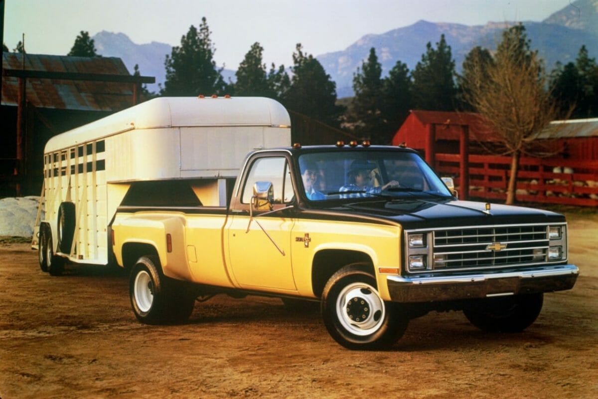 1987 Chevrolet C30 Silverado one-ton pickup with 454-cubic-inch