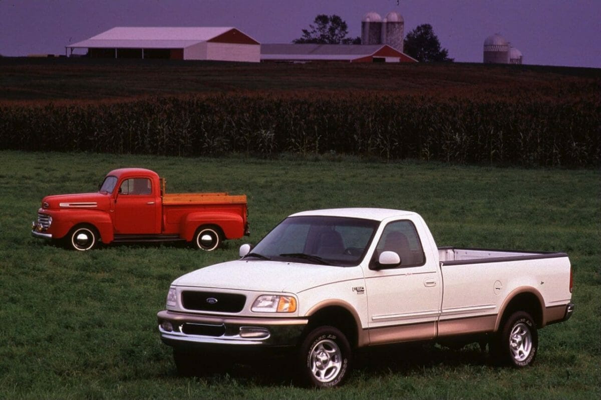 1948 & 1998 Ford F-150 - Photo by Ford