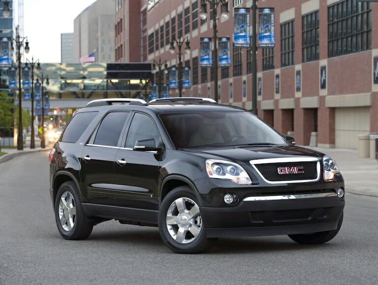 2010 GMC Acadia Problems Consist of Engine Issues, Steering Lockup, and Two Seat Belt Recalls