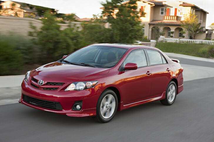 2011 Toyota Corolla models and trims