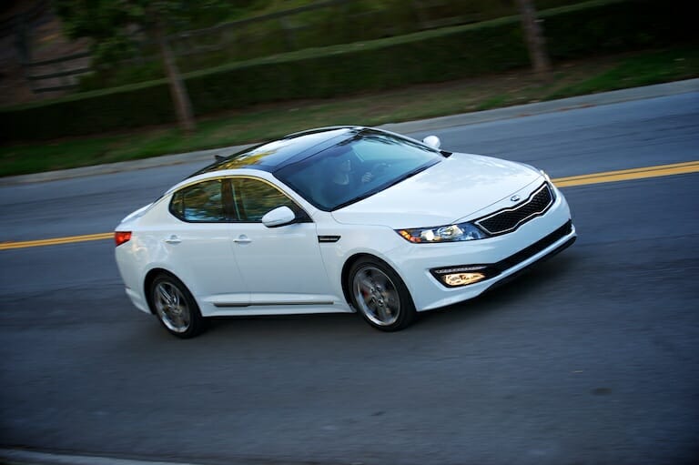 2013 Kia Optima’s Engine Options Range from a Base 200 hp 2.4L Four-cylinder to a Top-spec 274 hp 2.0L Turbo Inline-Four