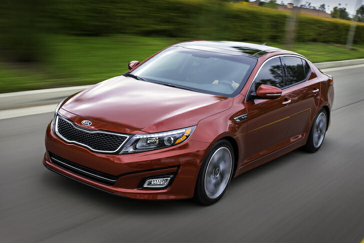 Distinctive Trim Levels and Available Engines Makes the 2015 Kia Optima Good Value for The Money and Usable Family Sedan