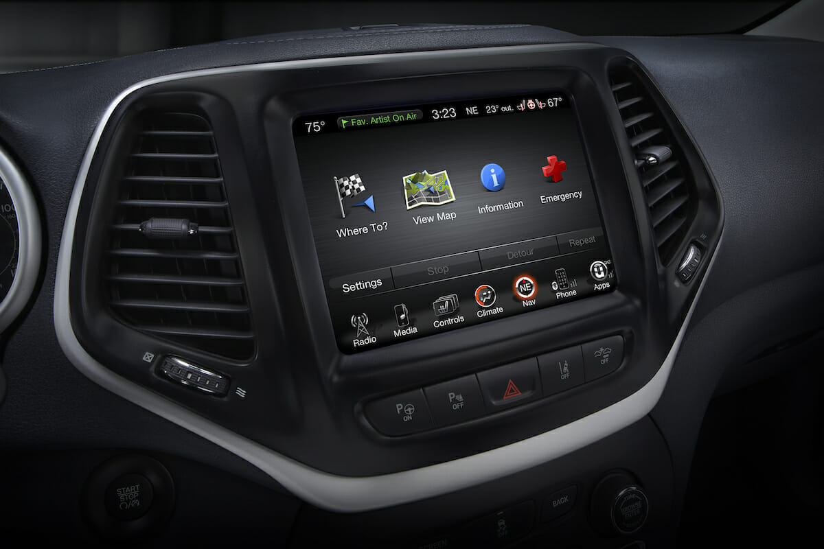 Jeep Uconnect infotainment