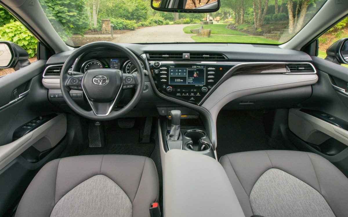 2018 Toyota Camry interior - Photo by Toyota
