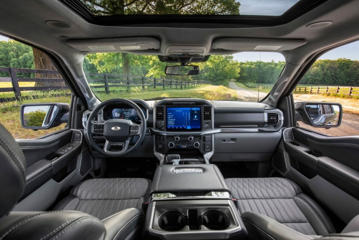 2021 Ford F-150 interior - Photo by Ford