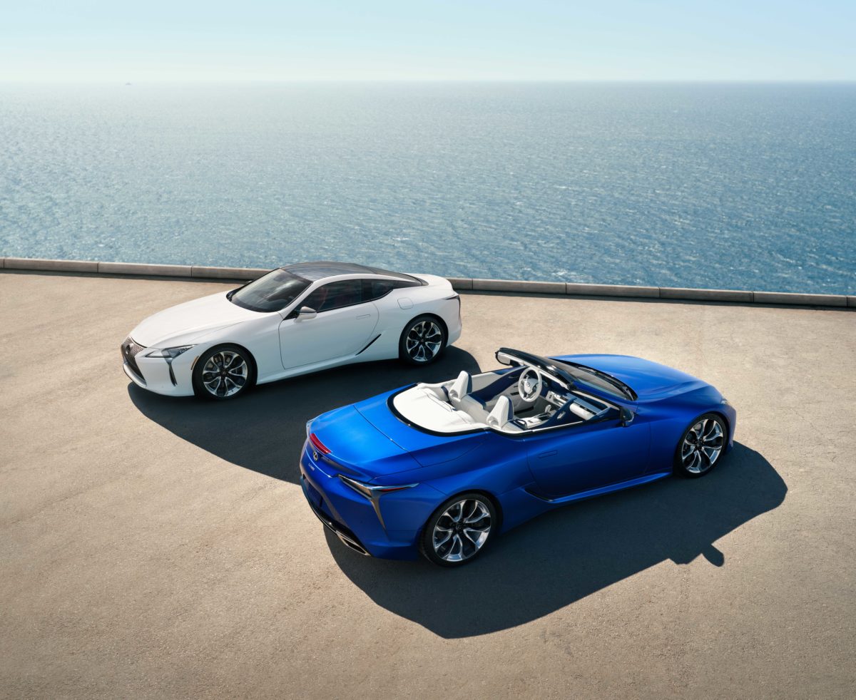2021 Lexus LC500 Coupe and LC500 Convertible
