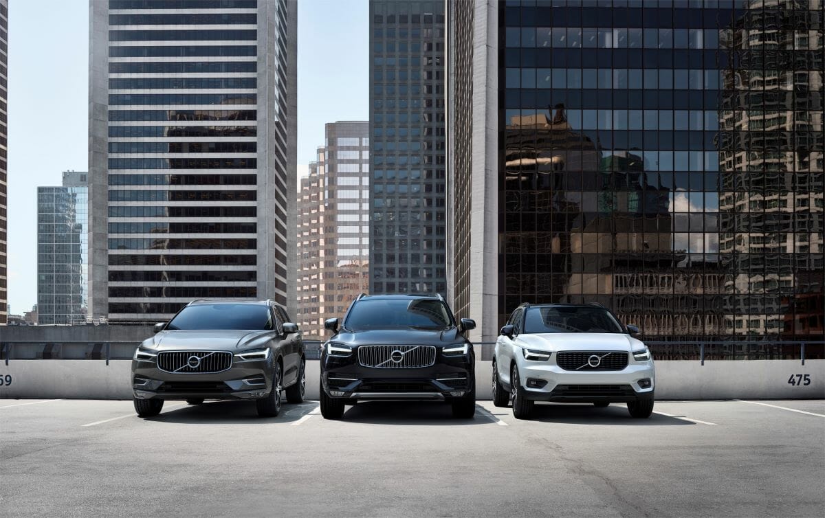 2018 Volvo XC90, XC60 and XC40 - photo by Volvo