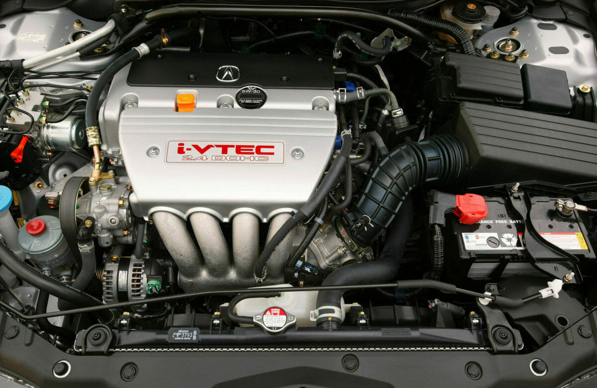 2004 Acura TSX K24 four-cylinder engine.