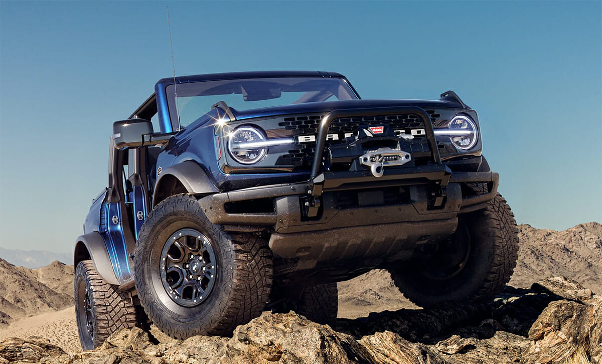 2021 Ford Bronco Four Door Removed Doors - Photo by Ford