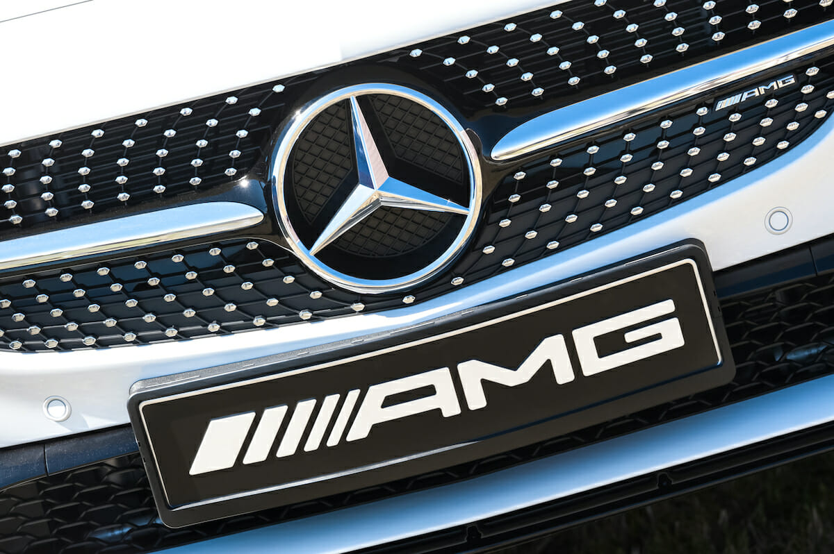 Mercedes AMG nameplate