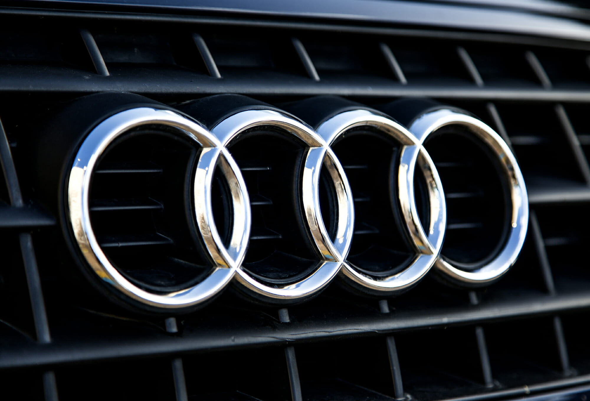 Audi Logo Closeup