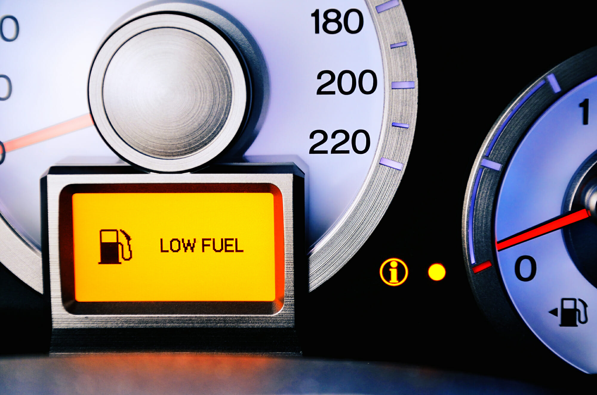 Car Low Fuel Warning