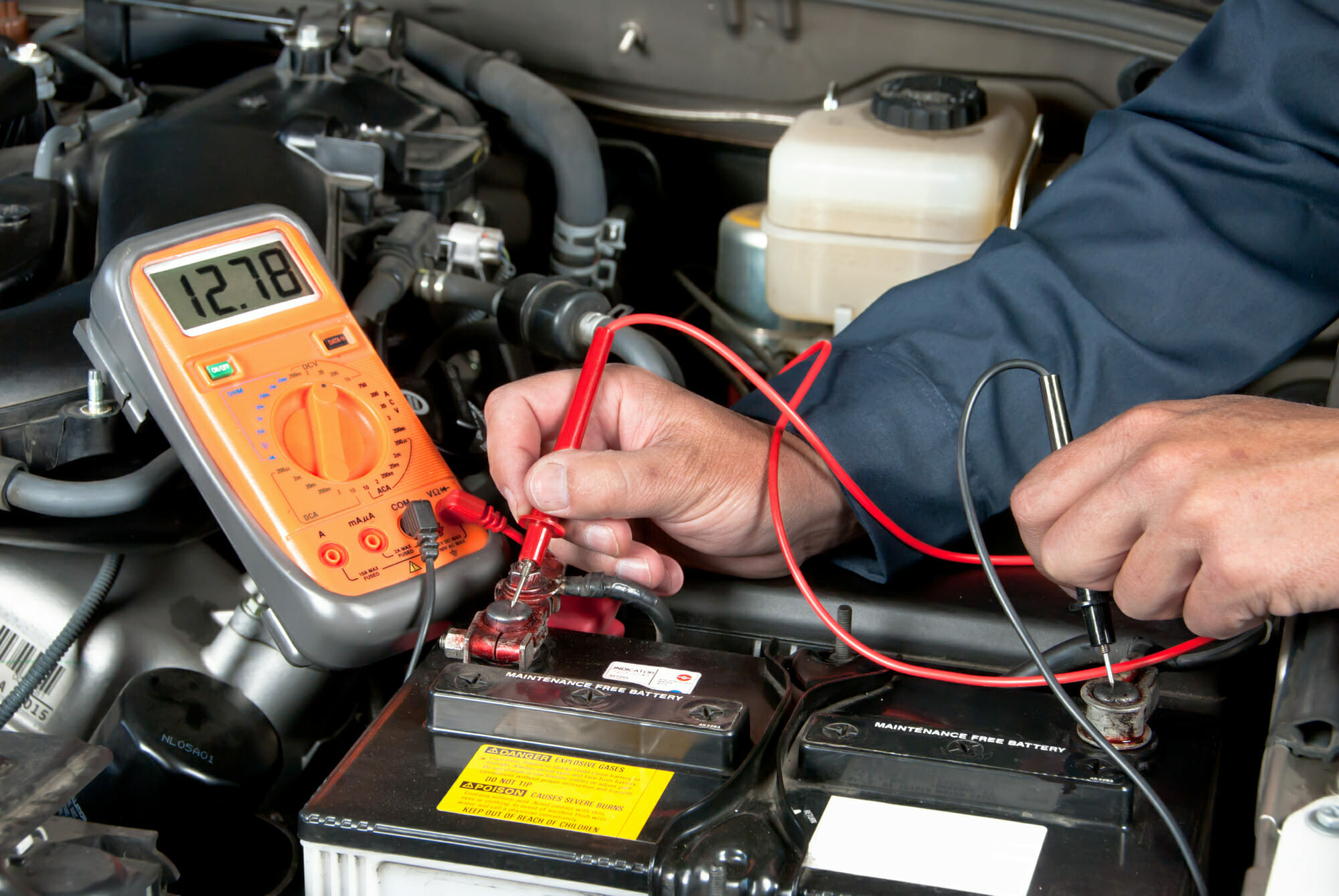 How to Test a Car Battery With a Multimeter
