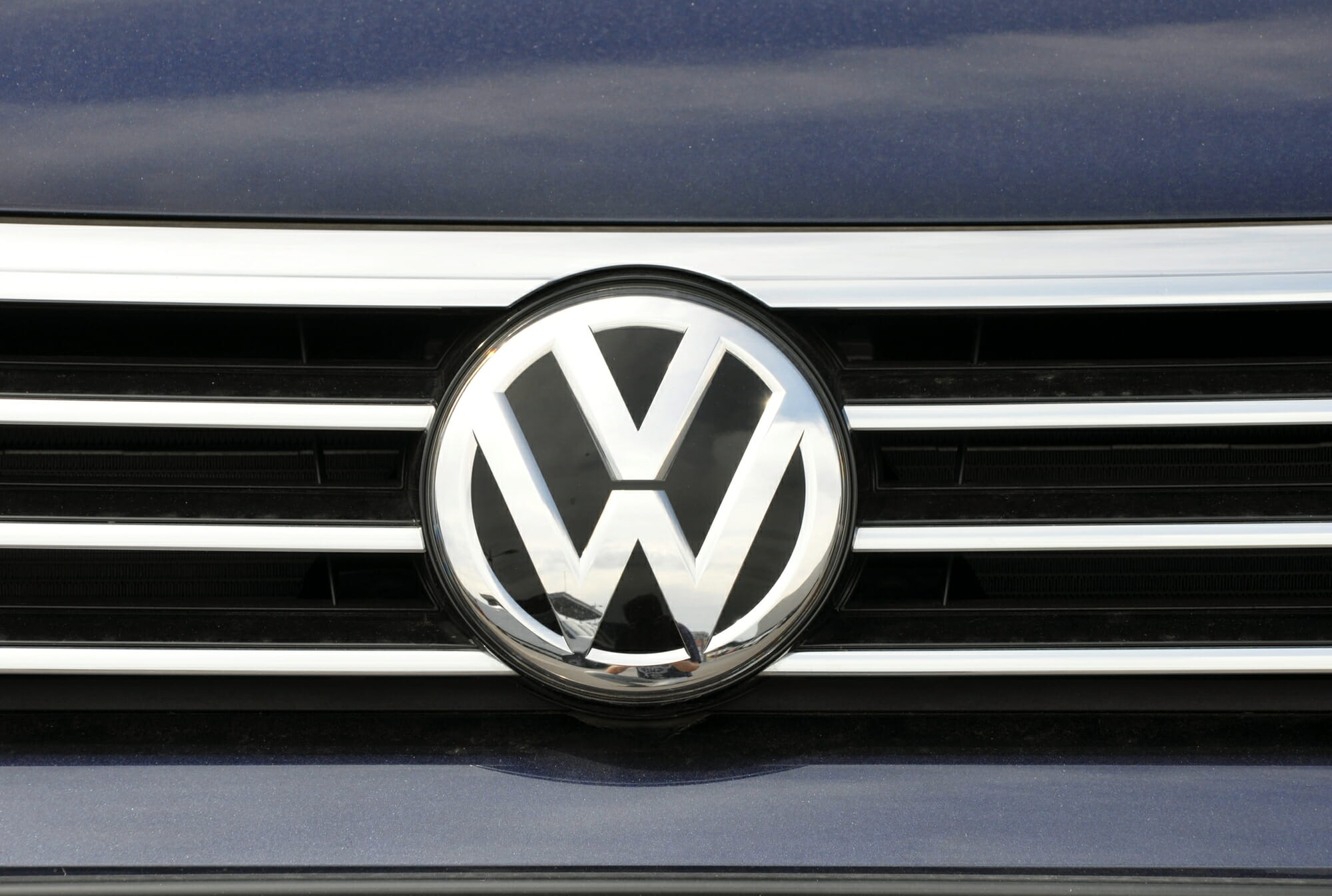 Volkswagen Logo Closeup