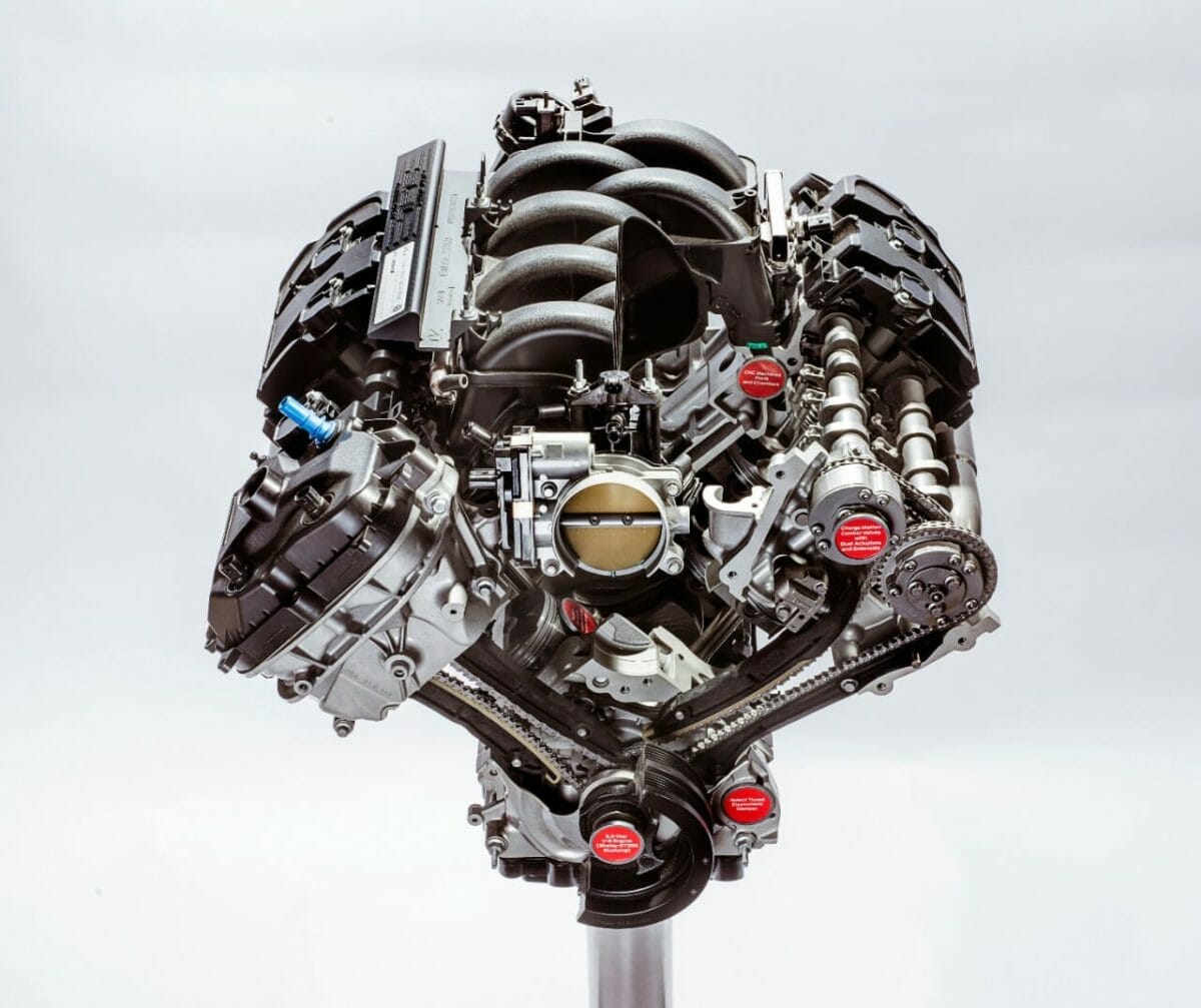 Ford 5.2-liter Voodoo V8 Engine - Photo by Ford