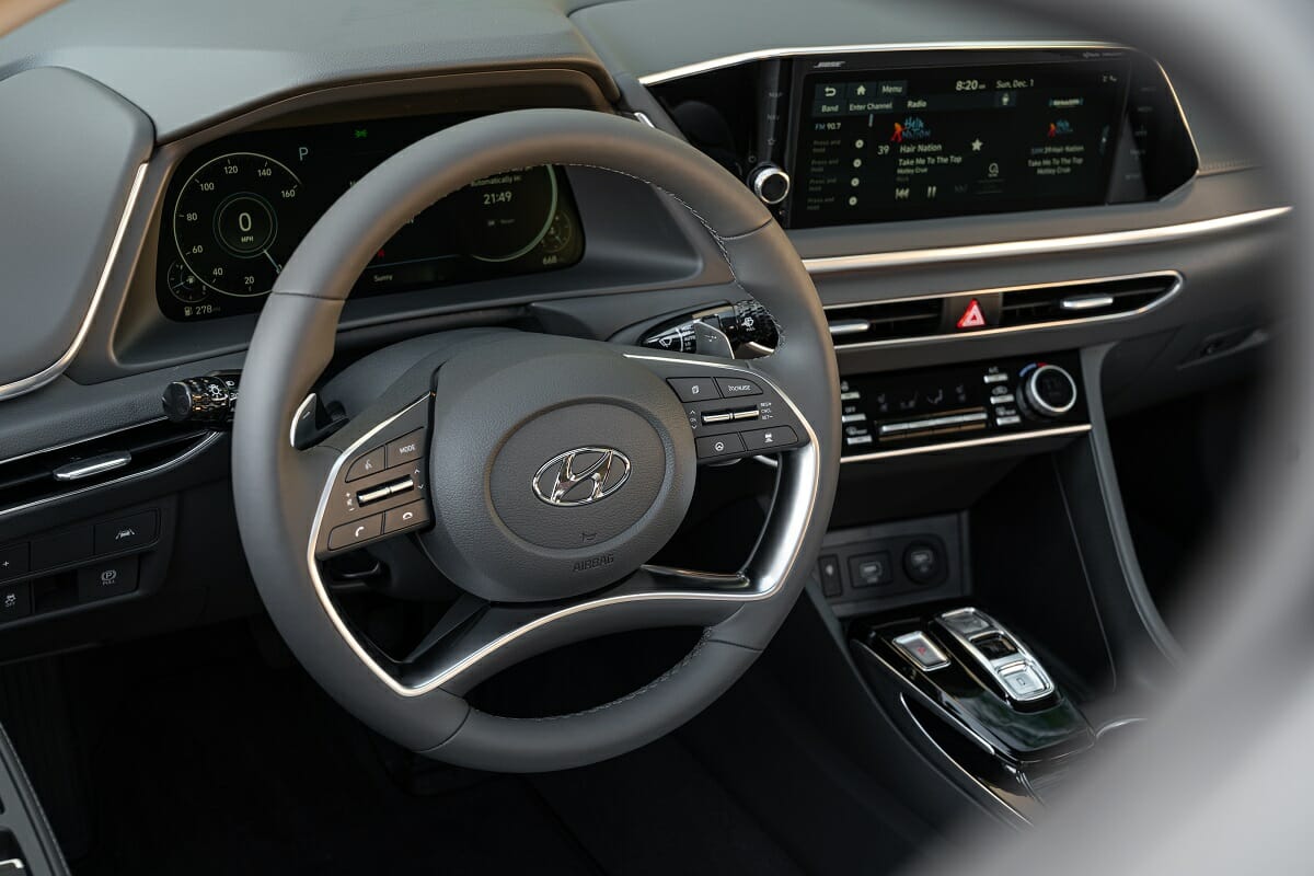 2020 Hyundai Sonata interior - Photo by Hyundai