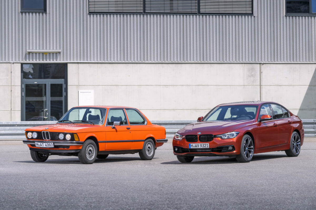 BMW E21 3-Series & BMW F30 3-Series - Photo by BMW